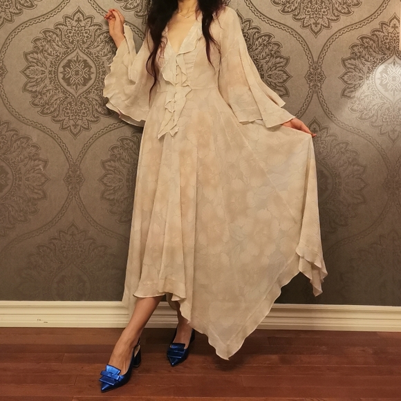 NWOT BCBG MaxAzria silk blend dress - Picture 7 of 13